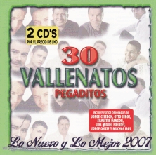 30 Vallenatos Pegaditos (2 CD)